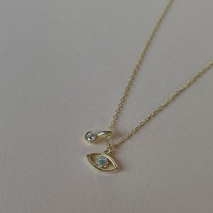Minimal eye with zircon