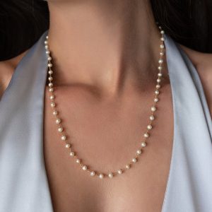 Rosary with pearls
